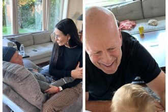 Μπρους Γουίλις, «σε αγαπάμε όλοι» - Οι φωτογραφίες από την Ντέμι Μουρ