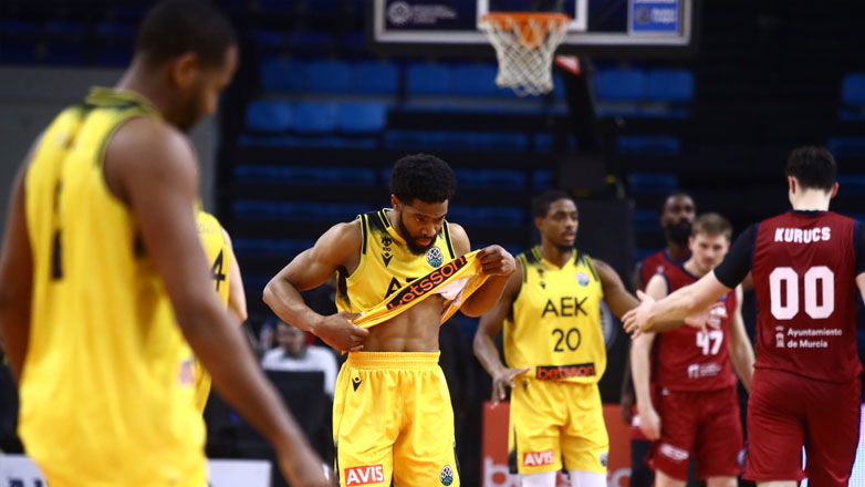 Basketball Champions League: 5η ήττα για την ΑΕΚ, 100-89 η Μούρθια
