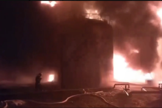 Ρωσία: Διυλιστήριο στις φλόγες μετά από επίθεση της Ουκρανίας με drones