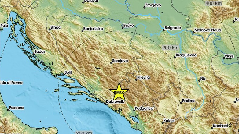Ισχυρός σεισμός 5,4 Ρίχτερ στα σύνορα Βοσνίας – Μαυροβουνίου