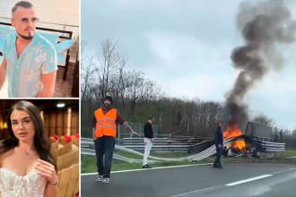 Ferrari που έτρεχε με 200 κόπηκε στη μέση - Κάηκαν ζωντανοί μοντέλο και dj (ΒΙΝΤΕΟ)