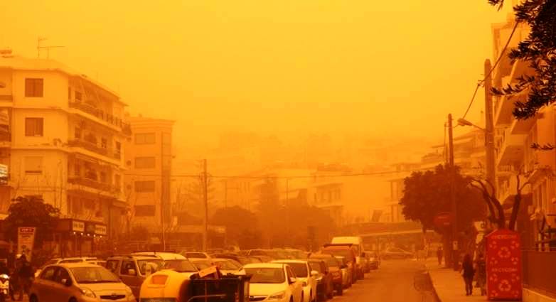 Η αφρικανική σκόνη "σκεπάζει" τη χώρα - Πώς θα εξελιχθεί το φαινόμενο, μέχρι πότε θα διαρκέσει (ΒΙΝΤΕΟ)