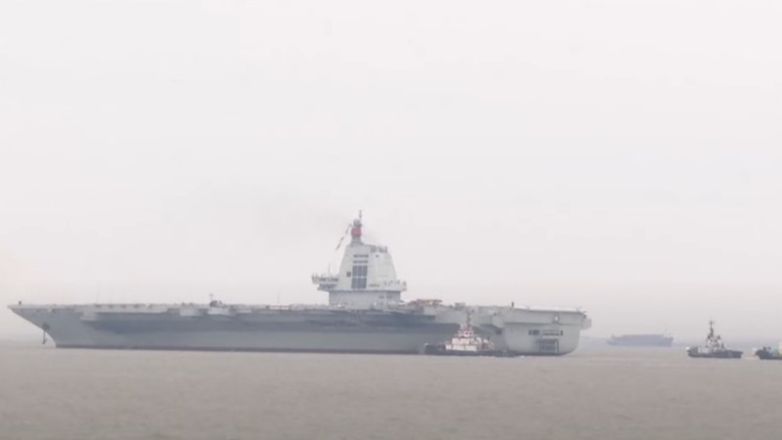 Aυτό είναι το νέο κινεζικό αεροπλανοφόρο Fujian - Έκανε το πρώτο δοκιμαστικό του ταξίδι
