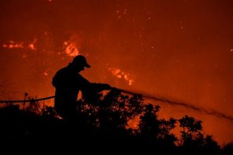Πυρκαγιά σε δασική έκταση στη Ρόδο