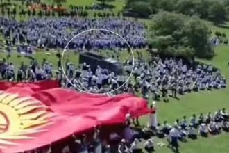 Τροχαίο-σοκ στο Κιργιστάν: Παγωτατζής ξέχασε να τραβήξει χειρόφρενο και παρέσυρε 29 μαθητές (Βίντεο)