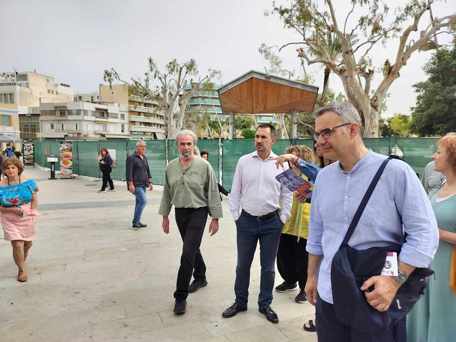 Ολοκληρώθηκε η τριήμερη περιοδεία του Αλέξη Χαρίτση στην Κρήτη