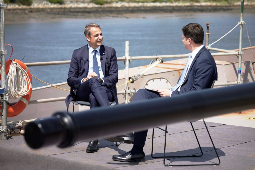 Κυριάκος Μητσοτάκης: Οι φρεγάτες θα έχουν ενταχθεί στο Πολεμικό Ναυτικό ως το 2026 - Η συνέντευξη από τα ναυπηγεία της Naval Group στη Γαλλία