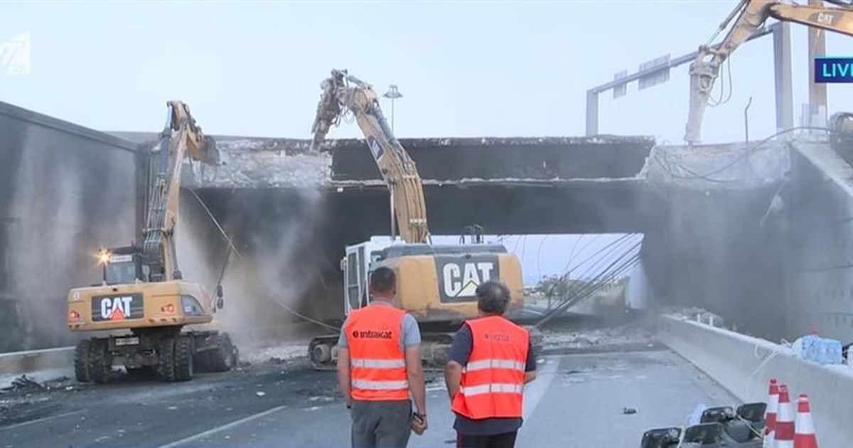 Ισθμός - βυτιοφόρο: Πότε θα ολοκληρωθούν οι εργασίες στην γέφυρα - Πώς διεξάγεται η κυκλοφορία