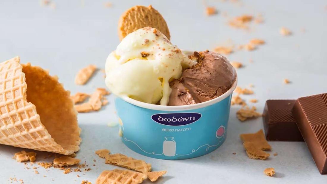 Τα παγωτά Δωδώνη πέρασαν στην ιδιοκτησία της εταιρείας Βενέτη
