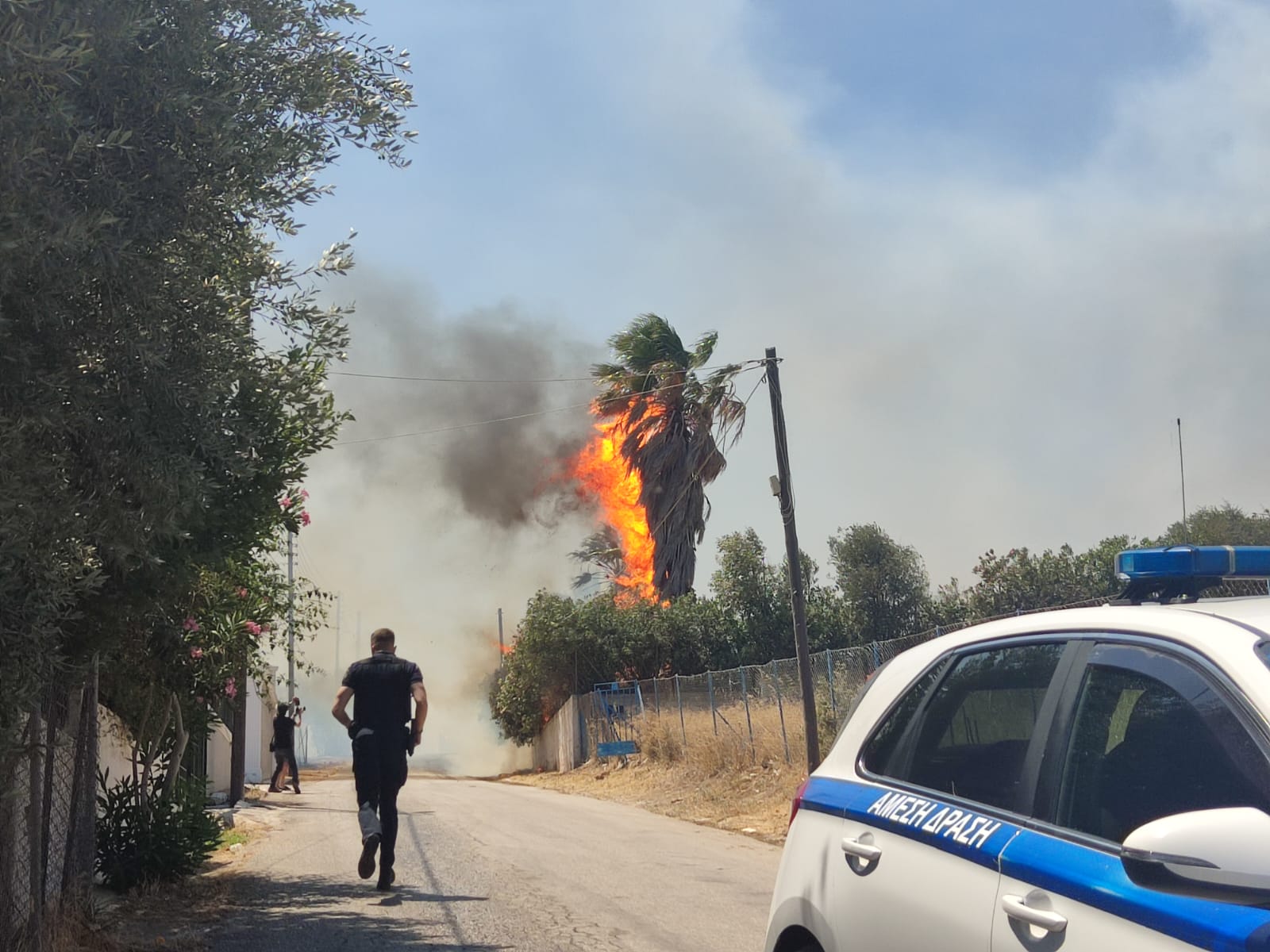 Μεγάλη φωτιά στη Βάρης - Κορωπίου: Ζημιές σε σπίτια και επιχειρήσεις - Εκκενώνονται οι περιοχές Λαμπρικά και Κίτσι (ΦΩΤΟ-BINTEO)