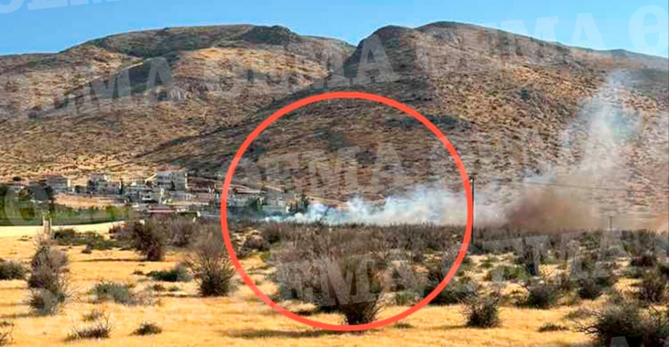 Φωτιά στην Κερατέα: Έκαναν εργασίες με ισχυρούς ανέμους