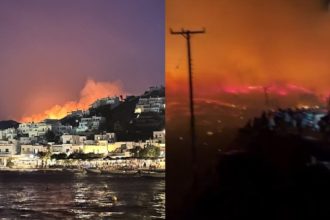Πύρινη κόλαση στη Σέριφο με μέτωπο 15 χιλιομέτρων – «Έχουν καεί σπίτια, αποθήκες, εξοχικά, εκκλησίες»