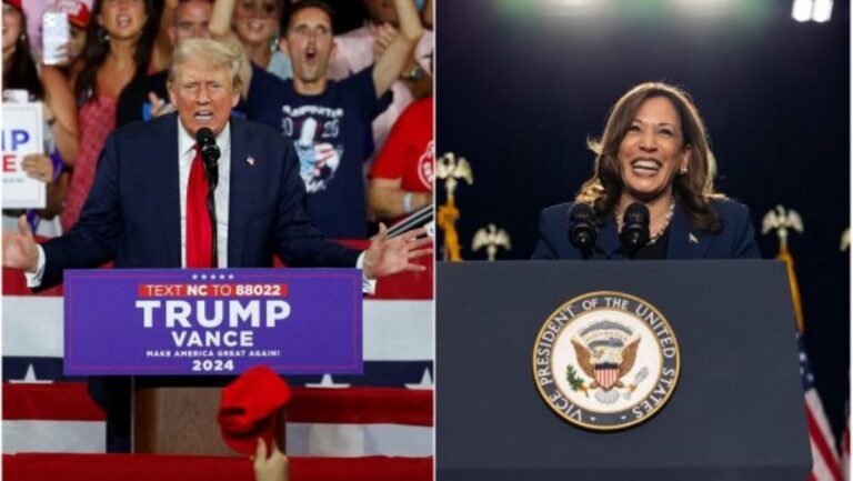 Δημοσκόπηση: Προβάδισμα δύο μονάδων του Τραμπ έναντι της Χάρις 100 ημέρες πριν από τις εκλογές