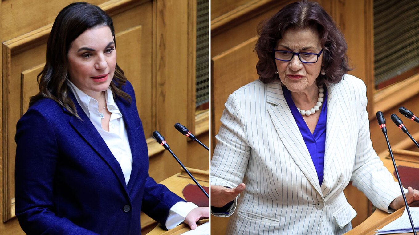 Βουλή: Η Θεανώ Φωτίου έστειλε στο διά@λo την Όλγα Κεφαλογιάννη - BINTEO