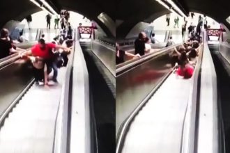 Ατύχημα στην κυλιόμενη σκάλα στο μετρό της Σμύρνης - 11 τραυματίες (ΒΙΝΤΕΟ)