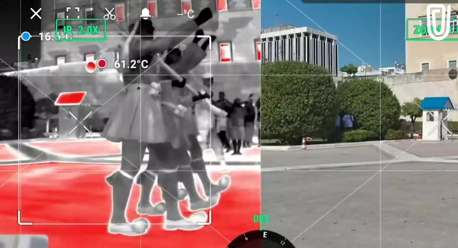 Έως και 160 βαθμούς έδειξε θερμική κάμερα στους δρόμους της Αθήνας - ΒΙΝΤΕΟ