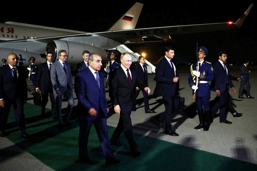 Στο Αζερμπαϊτζάν ο Βλαντίμιρ Πούτιν - Συνάντηση με τον πρόεδρο της χώρας Ιλχάμ Αλίεφ