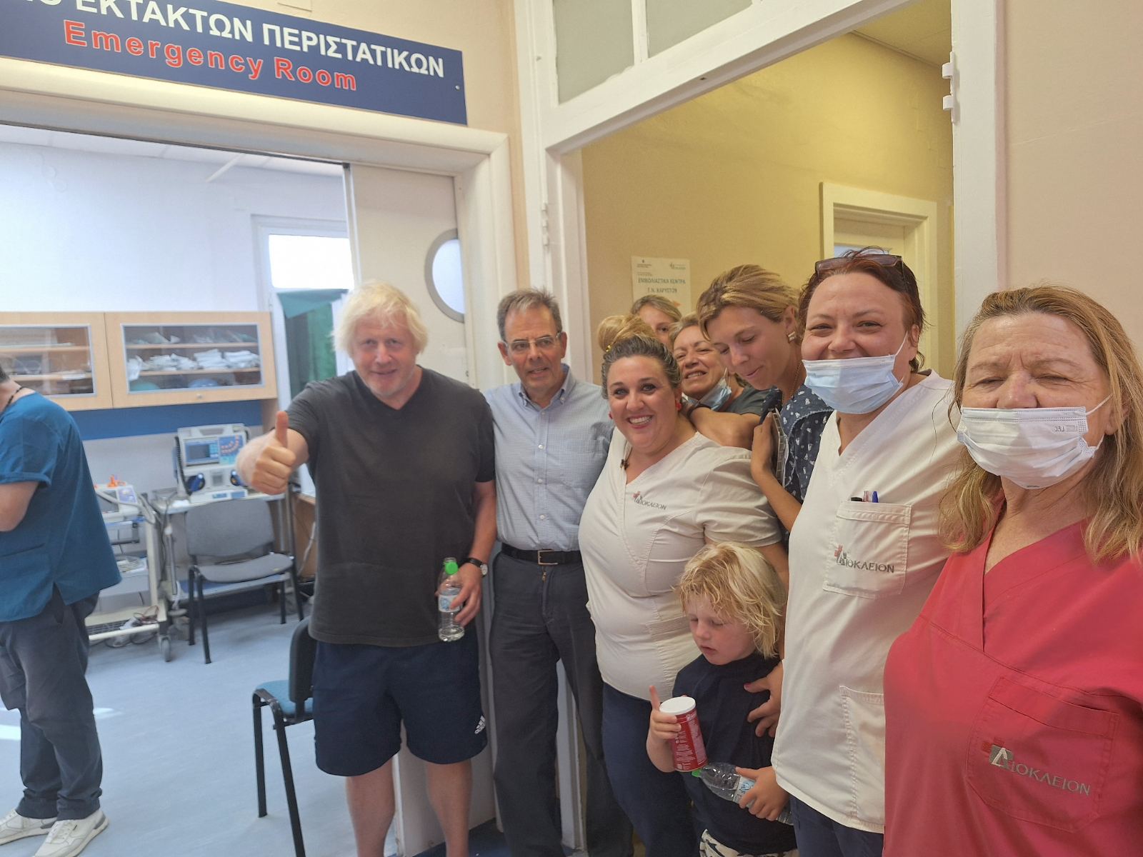 Κάρυστος: Στο νοσοκομείο ο Μπόρις Τζόνσον