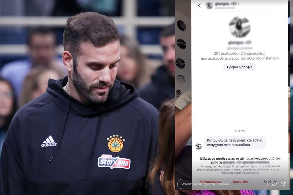 Ο Νίκος Παππάς έβγαλε στη φόρα μηνύματα με απειλές: «Λαμβάνω οχετό από φασίστες, αστυνόμους και μπασκετμπολίστες»