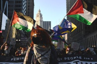 Συγκεντρώσεις υπέρ των Παλαιστινίων ενόψει του Συνεδρίου των Δημοκρατικών