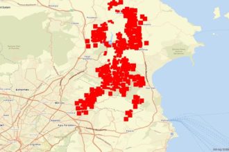 Φωτιά στη ΒΑ Αττική: Χάρτης με την εξέλιξη της μέγα-πυρκαγιάς με δεδομένα από τους δορυφόρους της NASA