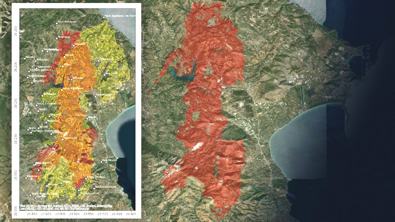 Το 60% των καμένων στη φωτιά της Αττικής είχε ξανακαεί το 2009: Ο "χάρτης" που αποκαλύπτει την μαύρη αλήθεια - Στάχτη σχεδόν 100.000 στρέμματα