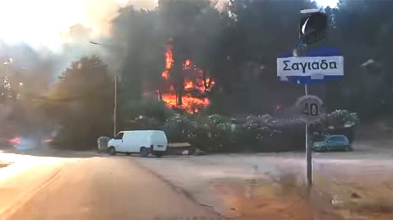 Φωτιές σε Θεσπρωτία και Ιωάννινα - Ήχησε το 112
