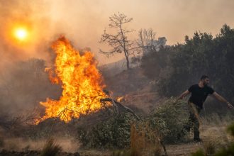 Φωτιές σε Στενύκλαρο Μεσσηνίας και Λαγκαδά Θεσσαλονίκης – Δεν απειλούνται σπίτια
