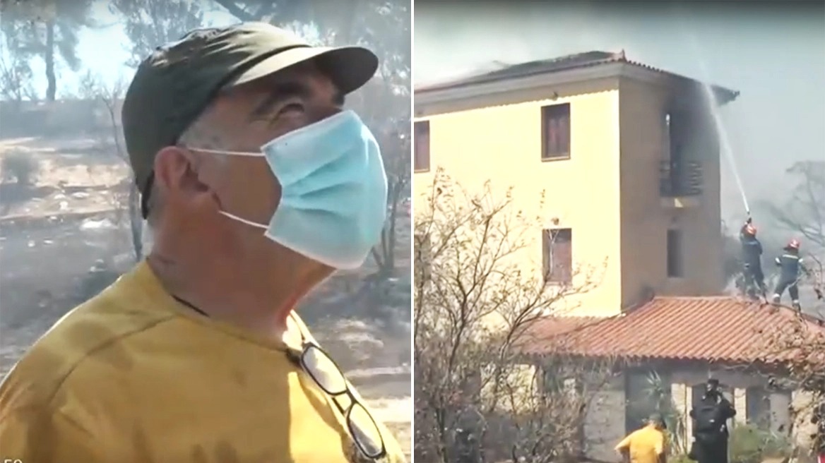 Αττική: Κάηκε το σπίτι του 65χρονου που κατηγορείται για την πυρκαγιά στο Μάτι