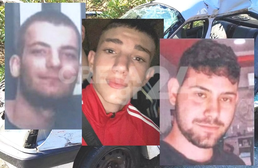 Θρήνος για τα τρία νεκρά παιδιά του τροχαίου δυστυχήματος στα Χανιά και αγωνία για την 22χρονη τραυματία που χαροπαλεύει