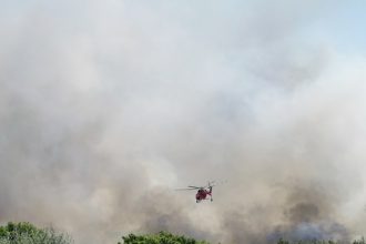 Φωτιά στη Ρόδο: Καίγεται δάσος στη Μαρίτσα