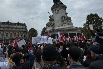 Διαδήλωση στο Παρίσι κατά των ισραηλινών βομβαρδισμών στον Λίβανο
