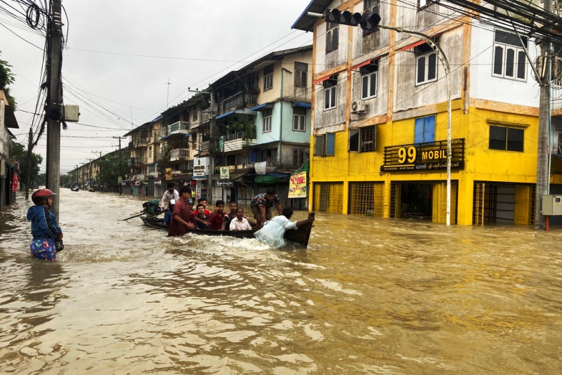 Μιανμάρ: Έκκληση για βοήθεια από το εξωτερικό μετά τις φονικές πλημμύρες