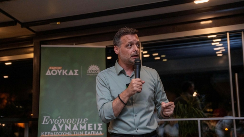 Ο Χάρης Δούκας στη Βόρεια Ελλάδα