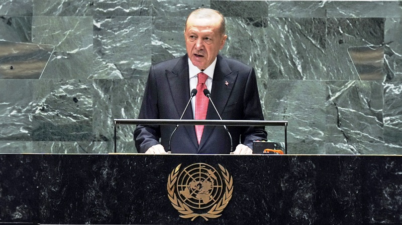 Πρόκληση: Λίγο πριν τη συνάντηση με Μητσοτάκη, ο Ερντογάν από το βήμα του ΟΗΕ ζήτησε αναγνώριση του ψευδοκράτους
