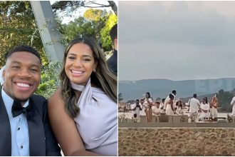 Ο Γιάννης Αντετοκούνμπο παντρεύτηκε την Μαράια Ριντλσπρίγκερ και θα ακολουθήσει η γαμήλια δεξίωση