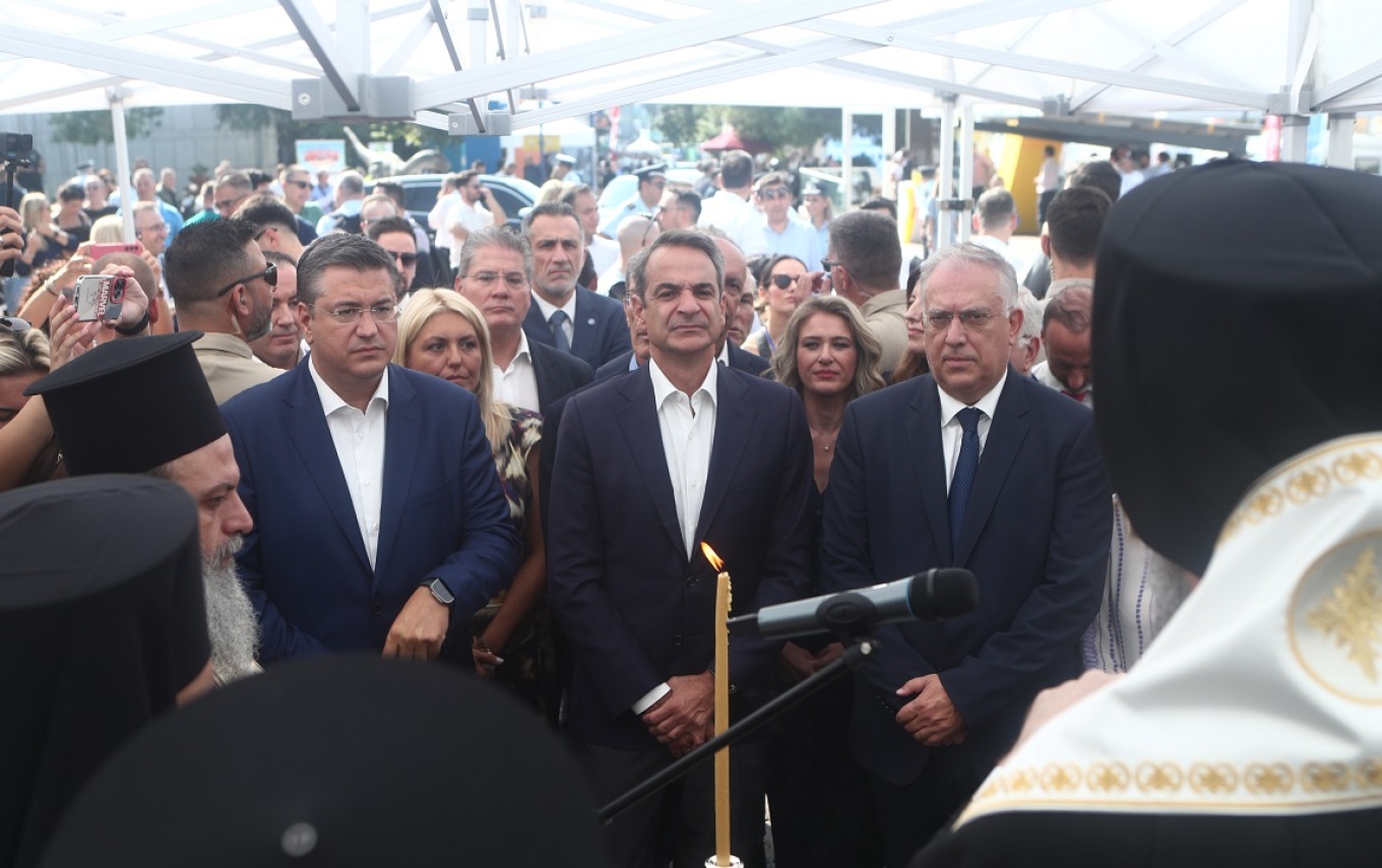 Μητσοτάκης στη ΔΕΘ: Συναντήθηκε με τον Γερμανό αντικαγκελάριο Χάμπεκ