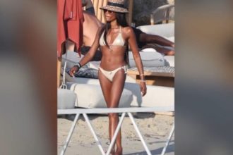 Ναόμι Κάμπελ: Ξανά στην Μύκονο η «μαύρη γαζέλα» με τον σύντροφό της Dj Rampa