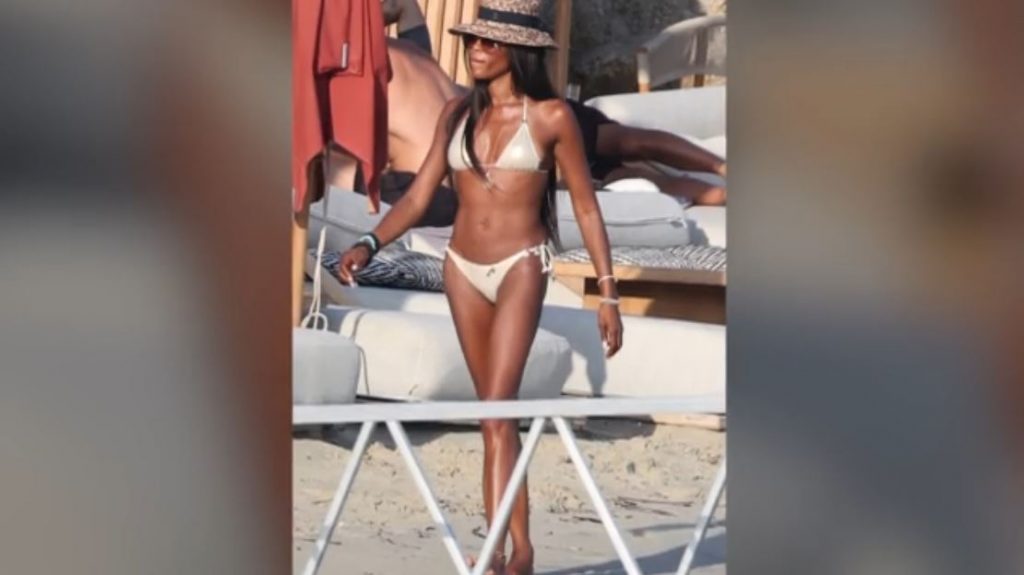 Ναόμι Κάμπελ: Ξανά στην Μύκονο η «μαύρη γαζέλα» με τον σύντροφό της Dj Rampa