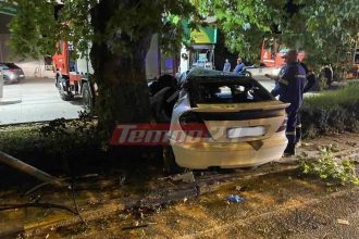 Ιωάννινα: Τροχαίο δυστύχημα στο κέντρο της πόλης – Νεκρός ο 26χρονος οδηγός (ΦΩΤΟ)