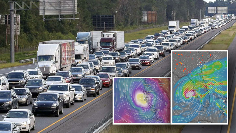 Κυκλώνας Milton: Καραβάνια ανθρώπων εγκαταλείπουν τη Φλόριντα - Θα ξεπεράσουν τα 12 μποφόρ οι άνεμοι