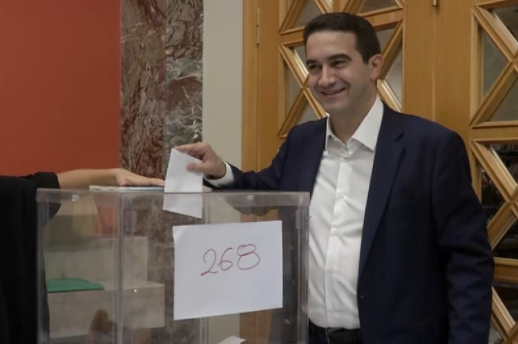 Στον Πύργο ψήφισε ο Μιχάλης Κατρίνης