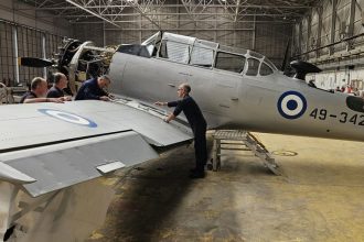 Επαναφορά σε πτήσιμη κατάσταση του ιστορικού αεροσκάφους T-6 HARVARD της Πολεμικής Αεροπορίας