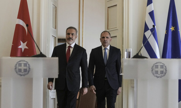 Γ. Γεραπετρίτης μετά τη συνάντηση με Φιντάν: Άμεσος και ειλικρινής ο δίαυλος επικοινωνίας με την Τουρκία