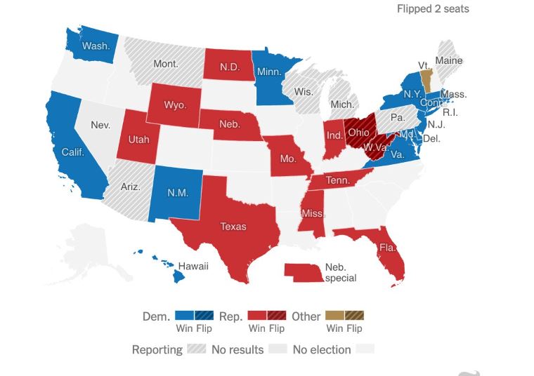 Eκλογές ΗΠΑ: Οι Ρεπουμπλικάνοι κερδίζουν τον έλεγχο και της Γερουσίας με τουλάχιστον 51 έδρες