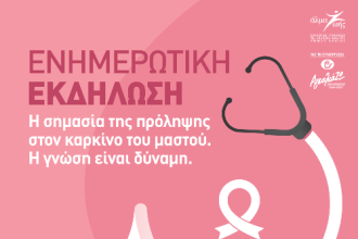 Ο Βασίλης Βενιζέλος στην Πάτρα -Η σημασία της πρόληψης στον καρκίνο του μαστού