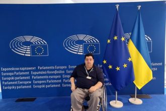 Ο Αντώνης Χαροκόπος στο 5ο Ευρωπαϊκό Κοινοβούλιο των Ατόμων με Αναπηρία