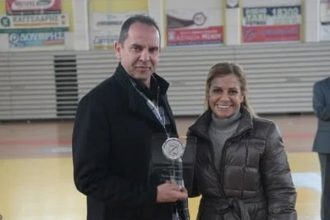 Η Κατερίνα Σολωμού στην Ολυμπιάδα για την πίτα του ιστορικού σωματείου