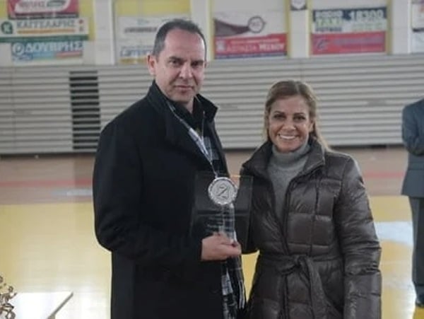 Η Κατερίνα Σολωμού στην Ολυμπιάδα για την πίτα του ιστορικού σωματείου