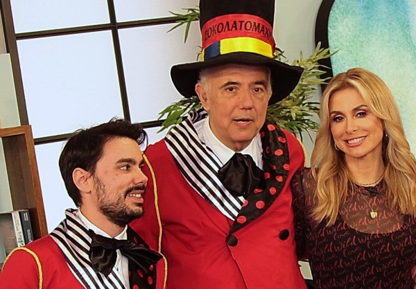 Οι σοκολατορίχτες έκαναν ...ντου σε τηλεοπτικά πλατό ΦΩΤΟ